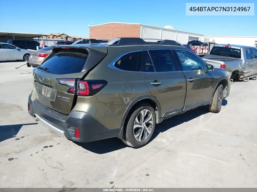 2022 SUBARU OUTBACK VIN 4S4BTAPC7N3124967 — фото 4