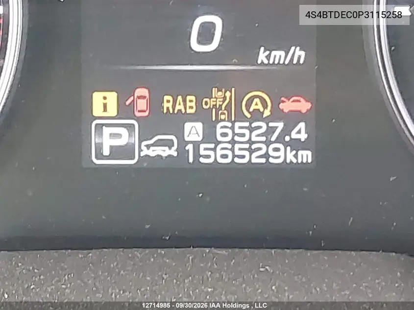 2023 SUBARU OUTBACK VIN 4S4BTDEC0P3115258 — фото 15