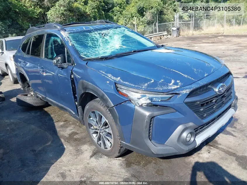 SUBARU OUTBACK 2023, VIN 4S4BTANC4P3105380