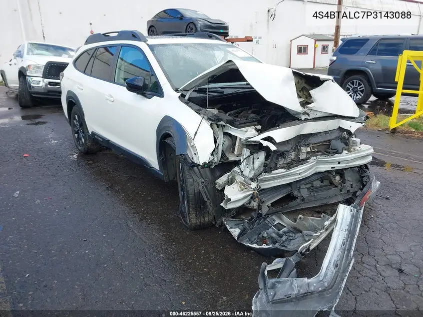 SUBARU OUTBACK 2023, VIN 4S4BTALC7P3143088