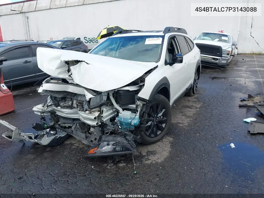 2023 SUBARU OUTBACK VIN 4S4BTALC7P3143088 — фото 2