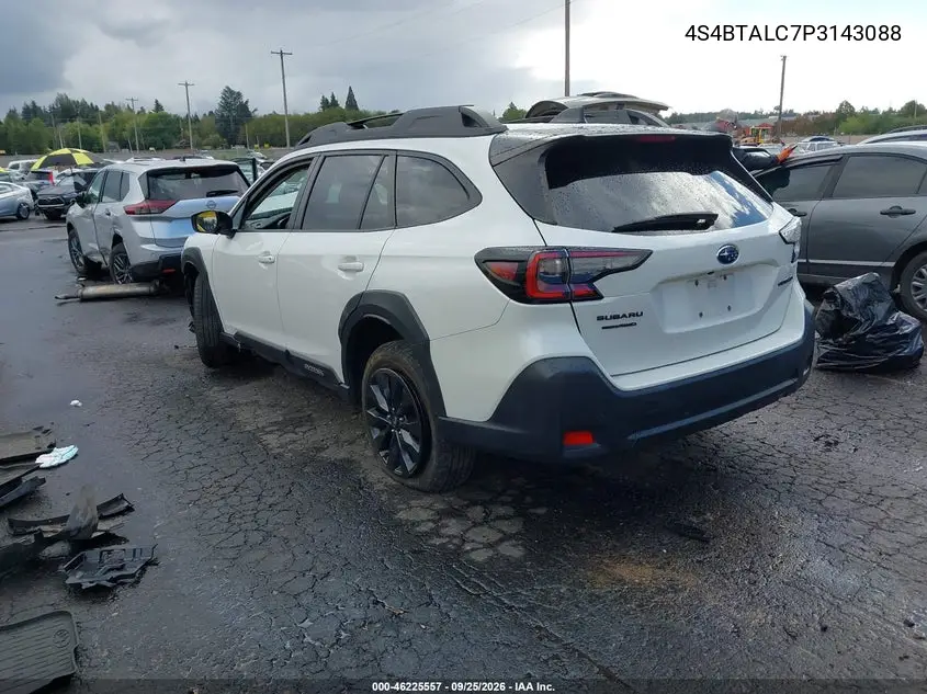 2023 SUBARU OUTBACK VIN 4S4BTALC7P3143088 — фото 3