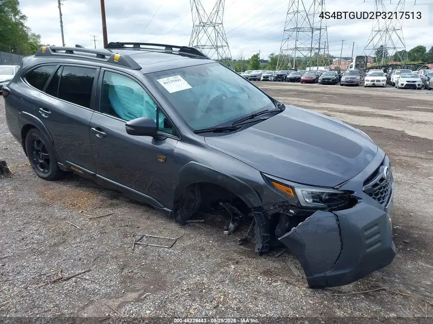 SUBARU OUTBACK 2023, VIN 4S4BTGUD2P3217513
