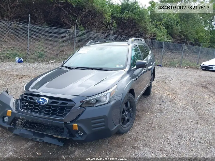 2023 SUBARU OUTBACK VIN 4S4BTGUD2P3217513 — фото 2
