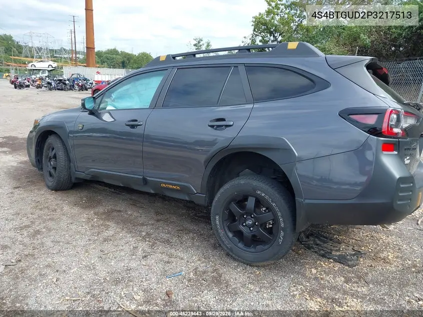 2023 SUBARU OUTBACK VIN 4S4BTGUD2P3217513 — фото 3