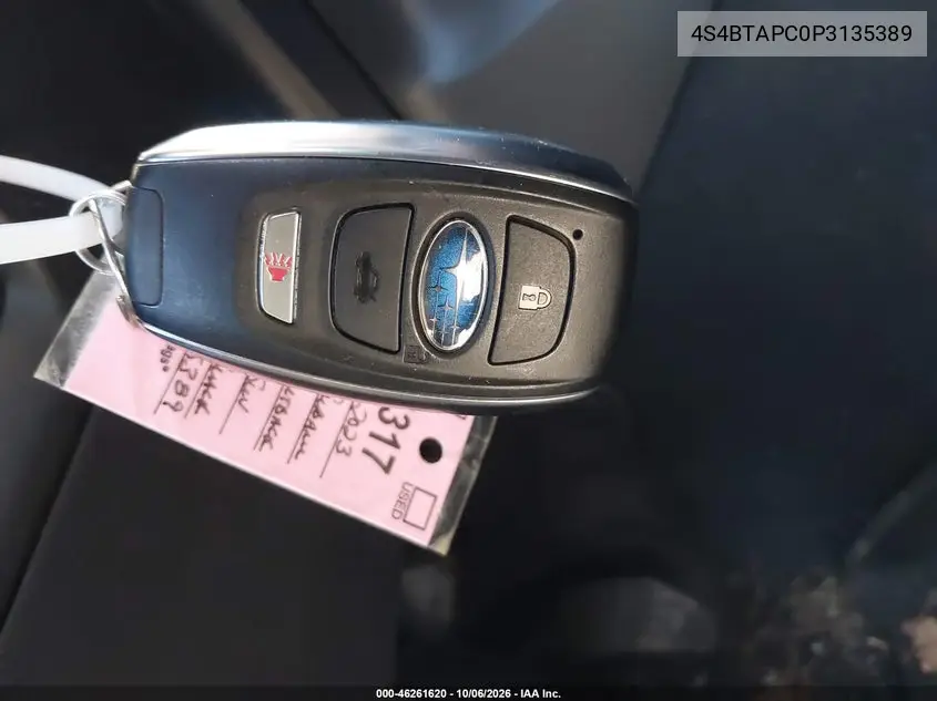 2023 SUBARU OUTBACK VIN 4S4BTAPC0P3135389 — фото 11
