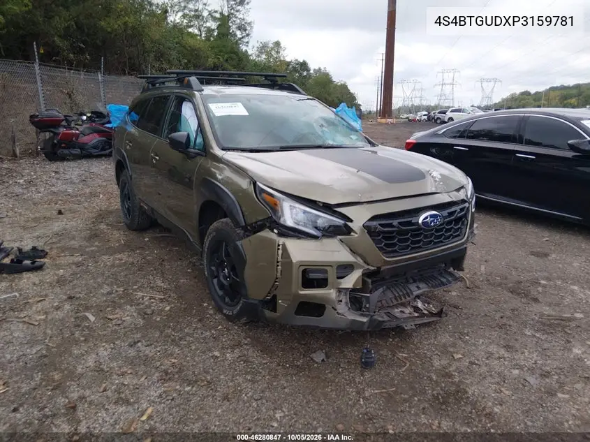 SUBARU OUTBACK 2023, VIN 4S4BTGUDXP3159781