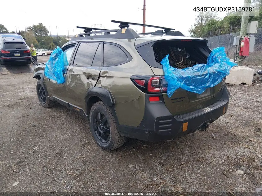 2023 SUBARU OUTBACK VIN 4S4BTGUDXP3159781 — фото 3