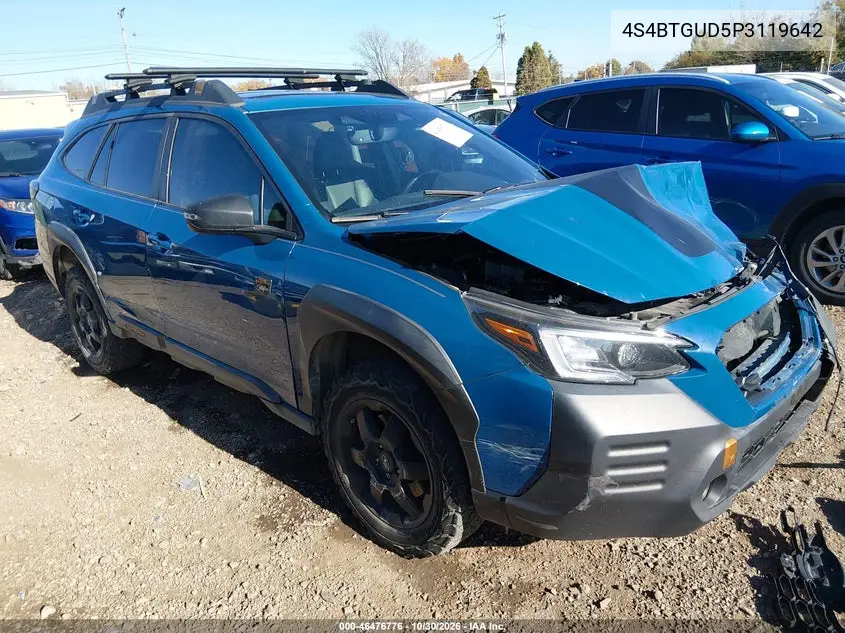 SUBARU OUTBACK 2023, VIN 4S4BTGUD5P3119642