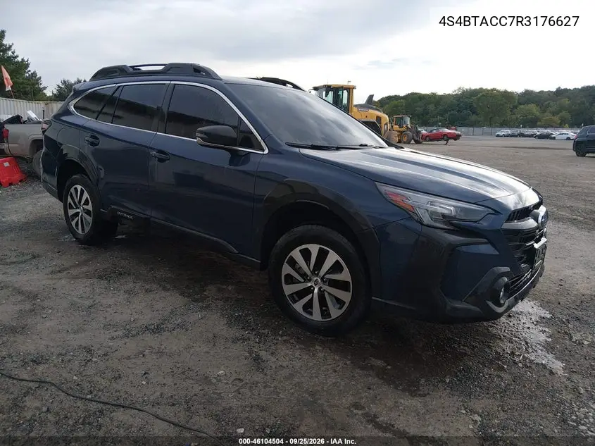 SUBARU OUTBACK 2024, VIN 4S4BTACC7R3176627