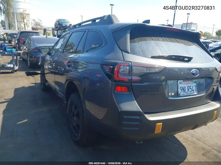2024 SUBARU OUTBACK VIN 4S4BTGUD2R3270831 — фото 3
