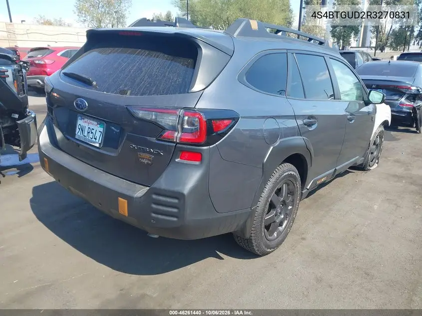 2024 SUBARU OUTBACK VIN 4S4BTGUD2R3270831 — фото 4