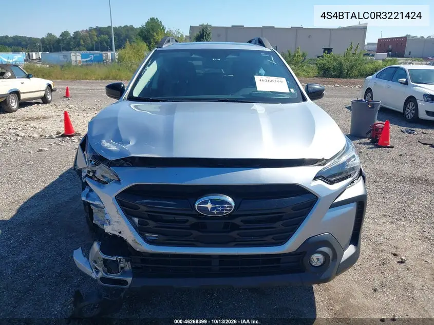 2024 SUBARU OUTBACK VIN 4S4BTALC0R3221424 — фото 13