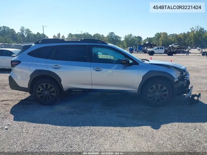 2024 SUBARU OUTBACK VIN 4S4BTALC0R3221424 — фото 14