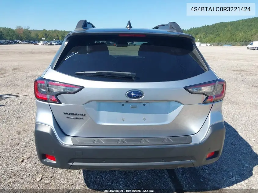 2024 SUBARU OUTBACK VIN 4S4BTALC0R3221424 — фото 17