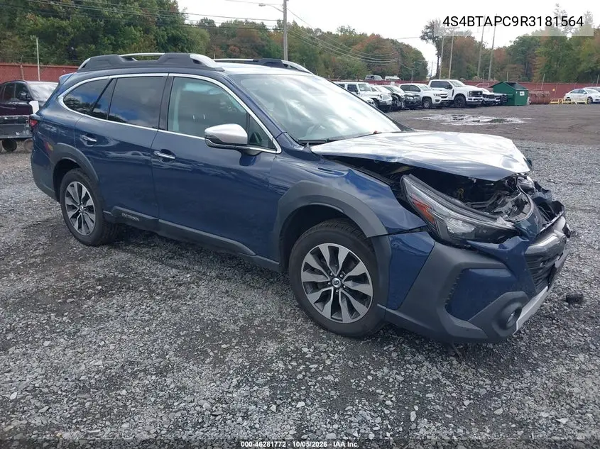 SUBARU OUTBACK 2024, VIN 4S4BTAPC9R3181564