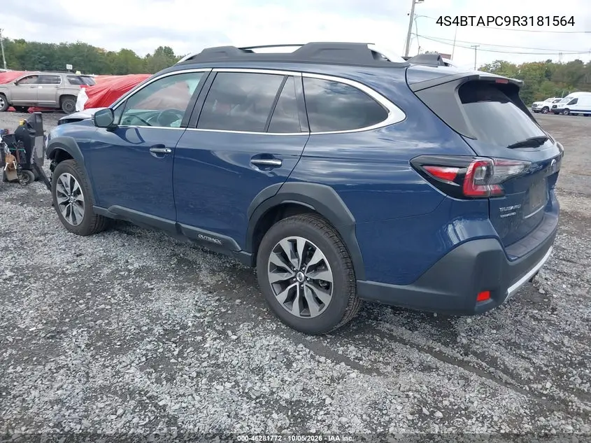 2024 SUBARU OUTBACK VIN 4S4BTAPC9R3181564 — фото 3