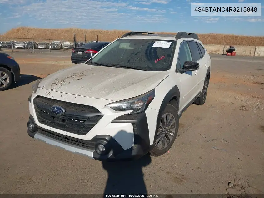 2024 SUBARU OUTBACK VIN 4S4BTANC4R3215848 — фото 2