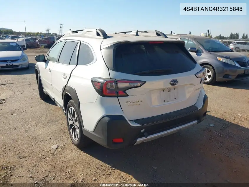 2024 SUBARU OUTBACK VIN 4S4BTANC4R3215848 — фото 3