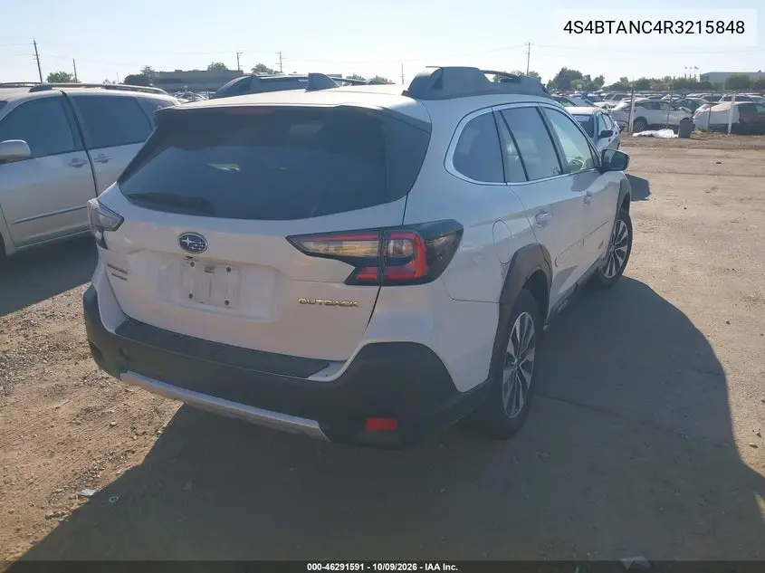 2024 SUBARU OUTBACK VIN 4S4BTANC4R3215848 — фото 4