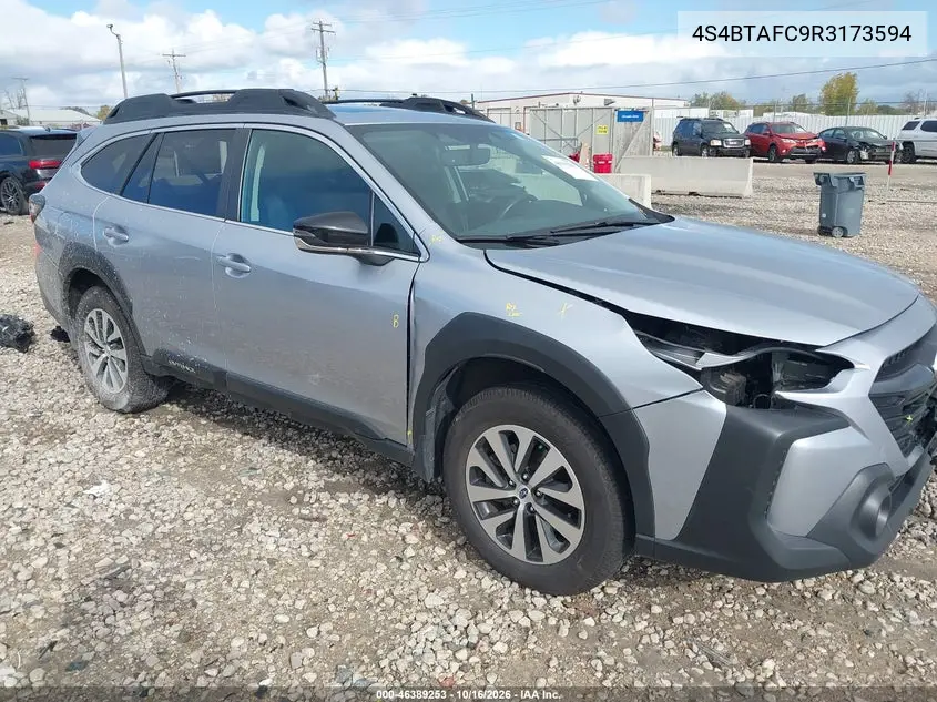SUBARU OUTBACK 2024, VIN 4S4BTAFC9R3173594