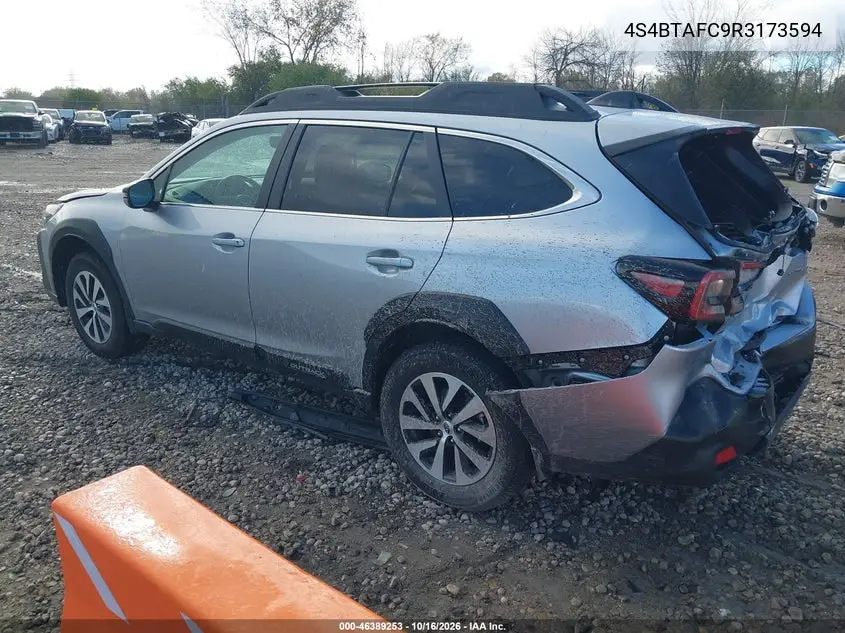 2024 SUBARU OUTBACK VIN 4S4BTAFC9R3173594 — фото 3
