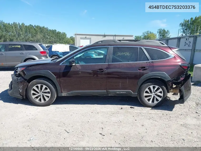 2025 SUBARU OUTBACK VIN 4S4BTDEC7S3203376 — фото 15