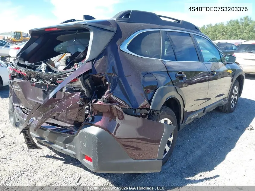 2025 SUBARU OUTBACK VIN 4S4BTDEC7S3203376 — фото 20