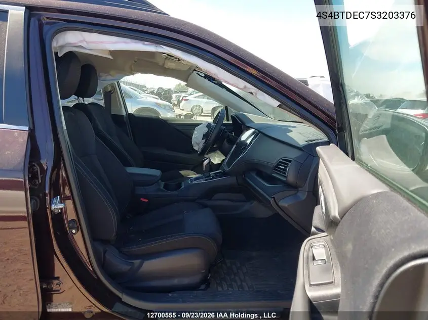 2025 SUBARU OUTBACK VIN 4S4BTDEC7S3203376 — фото 5
