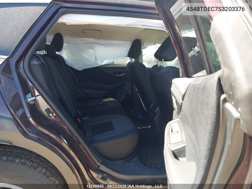 2025 SUBARU OUTBACK VIN 4S4BTDEC7S3203376 — фото 8