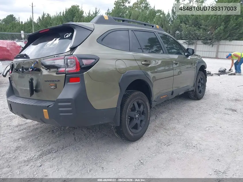 2025 SUBARU OUTBACK VIN 4S4BTGUD7S3317003 — фото 4