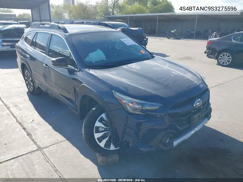 SUBARU OUTBACK 2025, VIN 4S4BTANC9S3275596