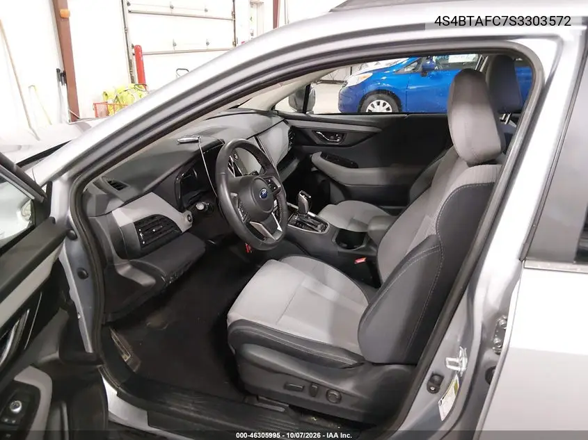 2025 SUBARU OUTBACK VIN 4S4BTAFC7S3303572 — фото 5