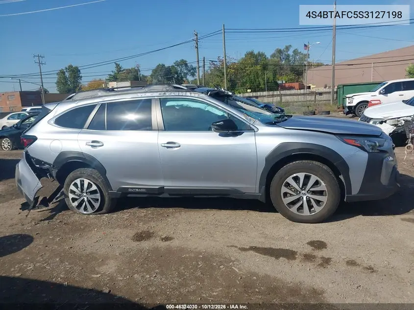 2025 SUBARU OUTBACK VIN 4S4BTAFC5S3127198 — фото 12