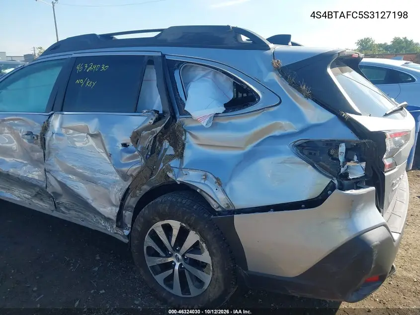 2025 SUBARU OUTBACK VIN 4S4BTAFC5S3127198 — фото 6