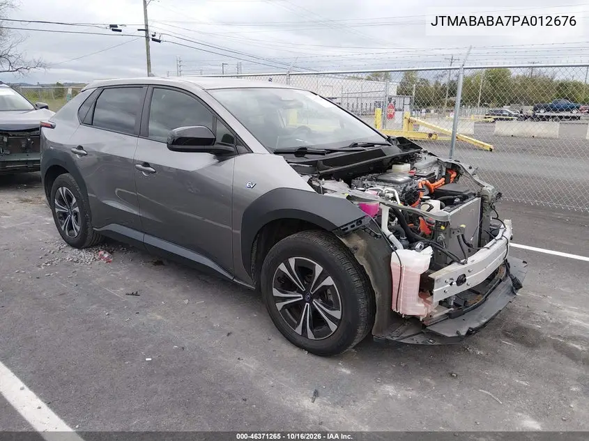 SUBARU SOLTERRA 2023, VIN JTMABABA7PA012676