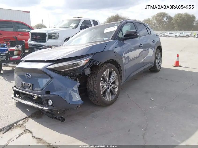 2024 SUBARU SOLTERRA VIN JTMABABA8RA054955 — фото 2