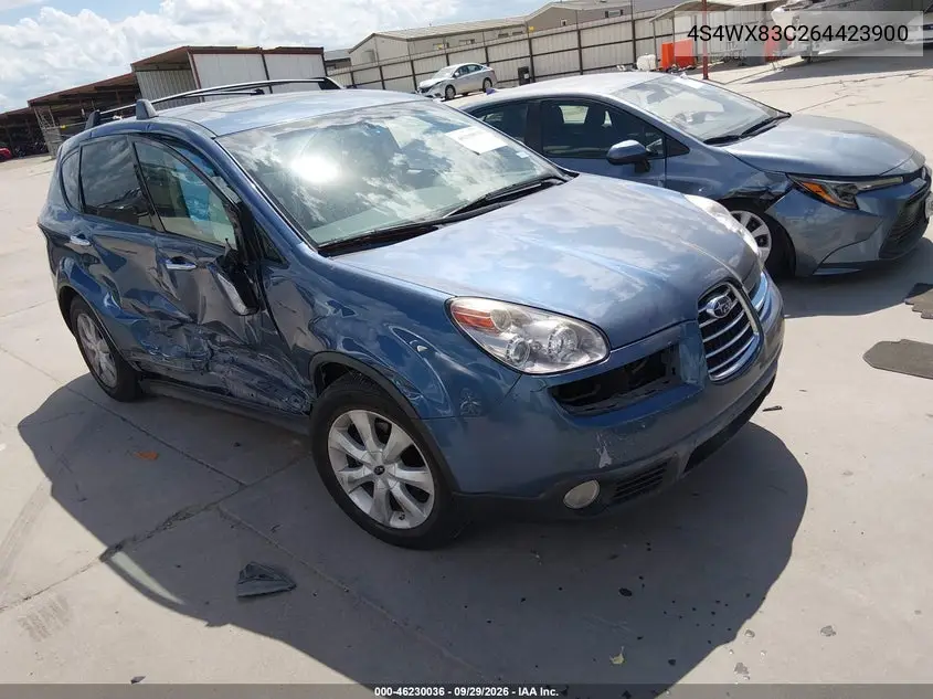 SUBARU TRIBECA 2006, VIN 4S4WX83C264423900