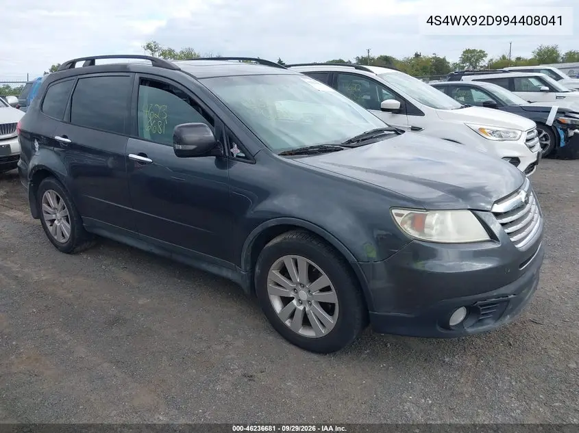 SUBARU TRIBECA 2009, VIN 4S4WX92D994408041