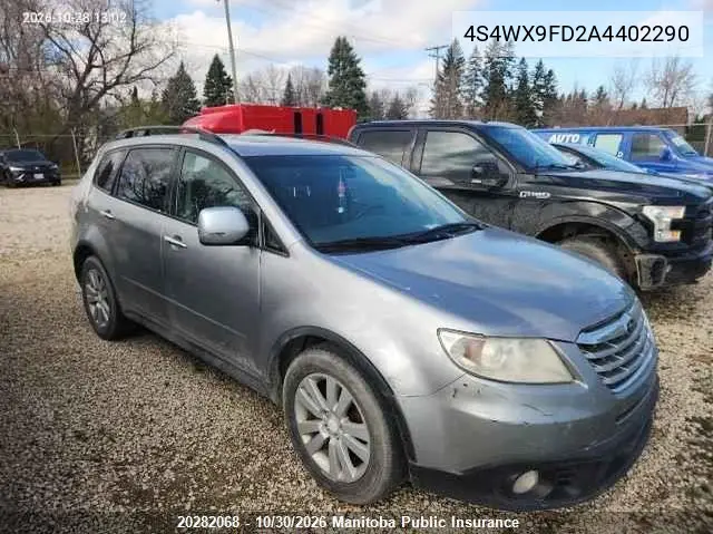 SUBARU TRIBECA 2010, VIN 4S4WX9FD2A4402290
