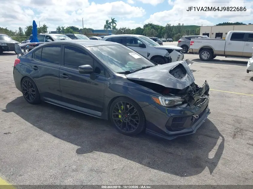 SUBARU WRX STI 2018, VIN JF1VA2M64J9822686