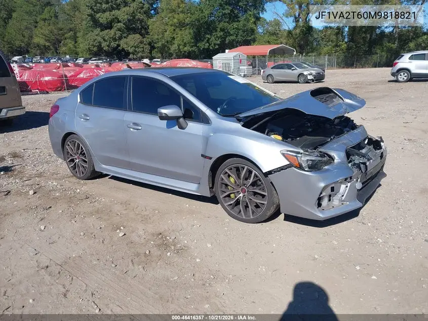 SUBARU WRX STI 2021, VIN JF1VA2T60M9818821