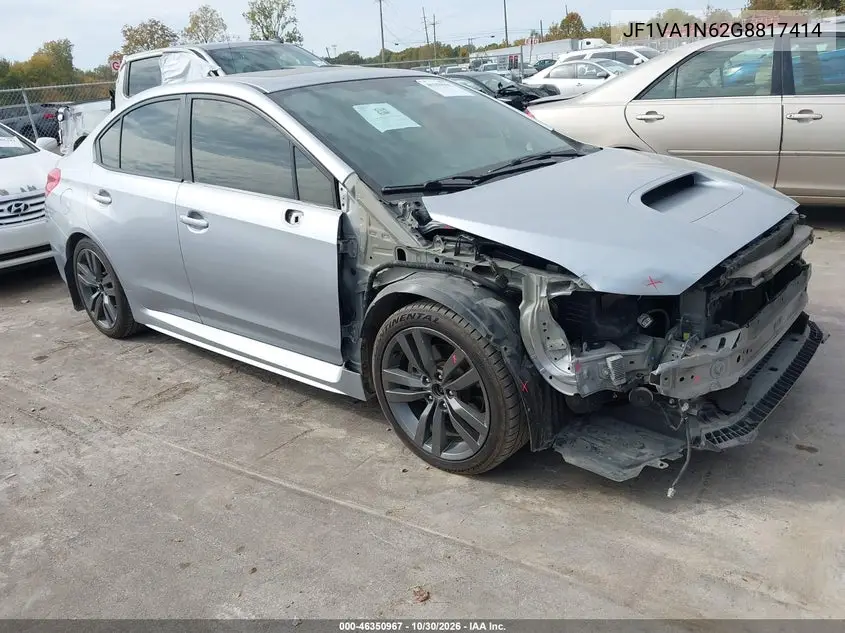 SUBARU WRX 2016, VIN JF1VA1N62G8817414