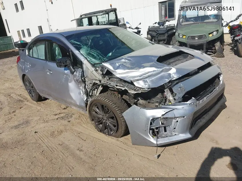 SUBARU WRX 2018, VIN JF1VA1A65J9806141