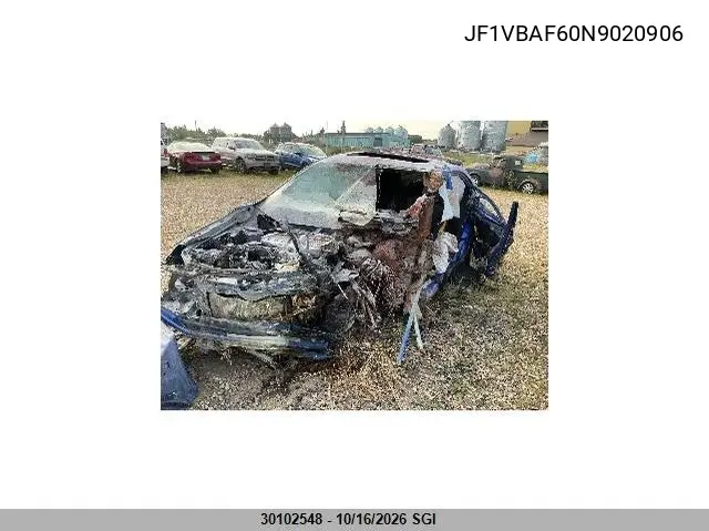 2022 SUBARU WRX VIN JF1VBAF60N9020906 — фото 2