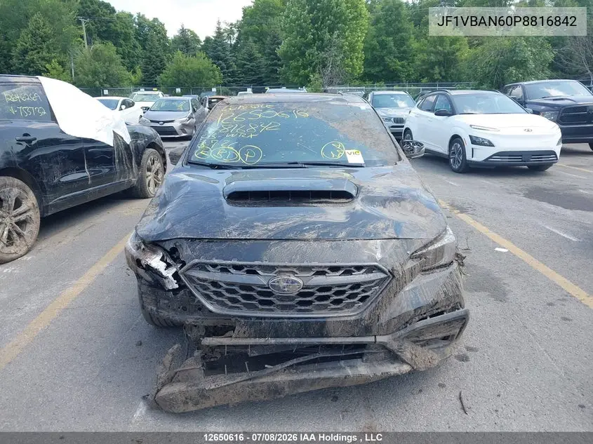 2023 SUBARU WRX VIN JF1VBAN60P8816842 — фото 12