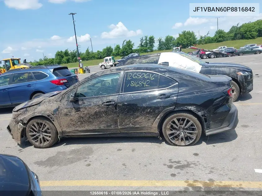 2023 SUBARU WRX VIN JF1VBAN60P8816842 — фото 14
