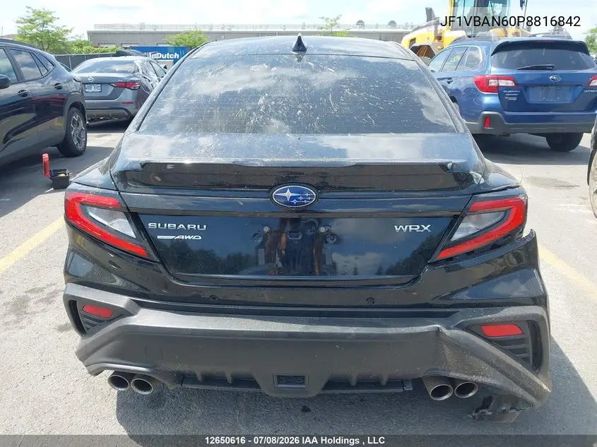 2023 SUBARU WRX VIN JF1VBAN60P8816842 — фото 16