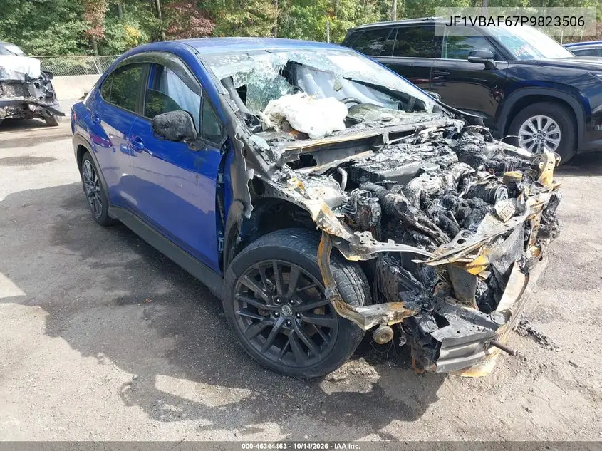 SUBARU WRX 2023, VIN JF1VBAF67P9823506