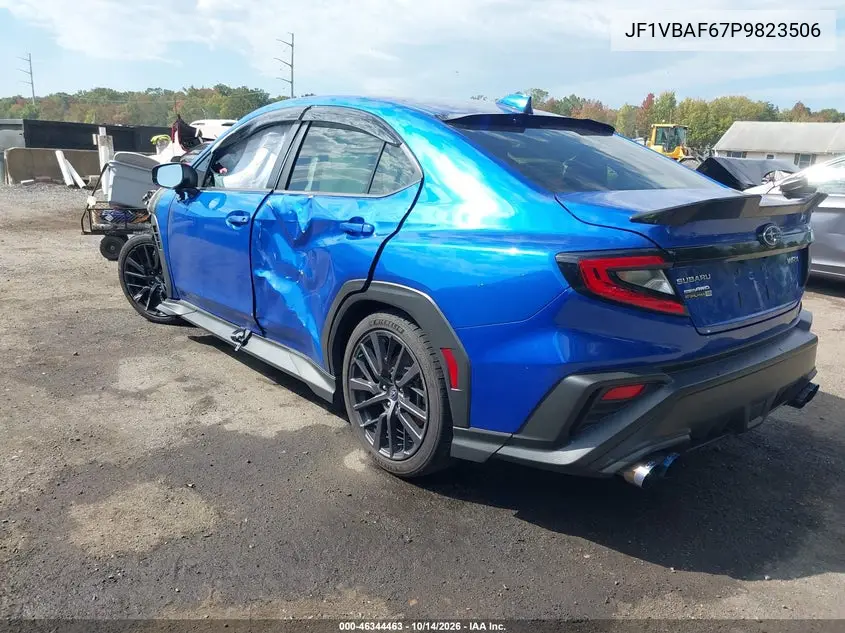 2023 SUBARU WRX VIN JF1VBAF67P9823506 — фото 3